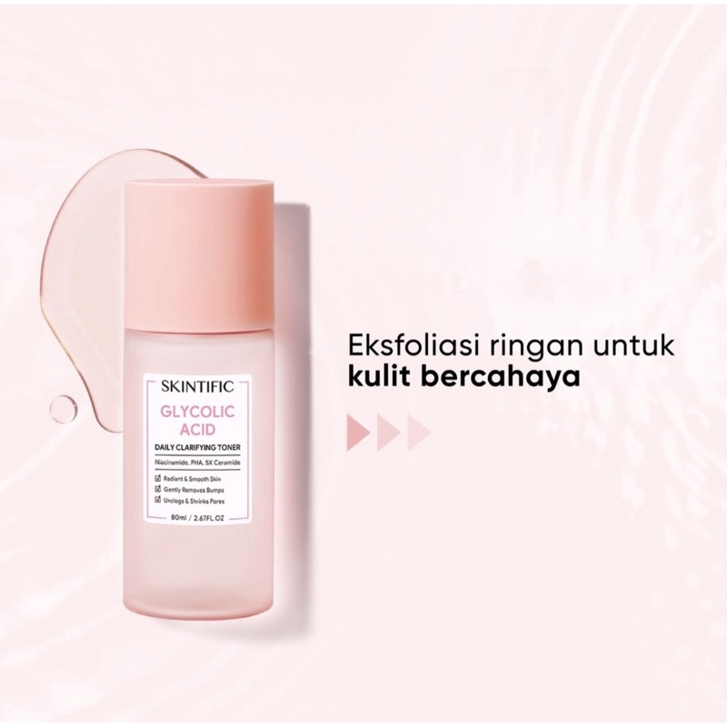 Skintific glycolic acid toner