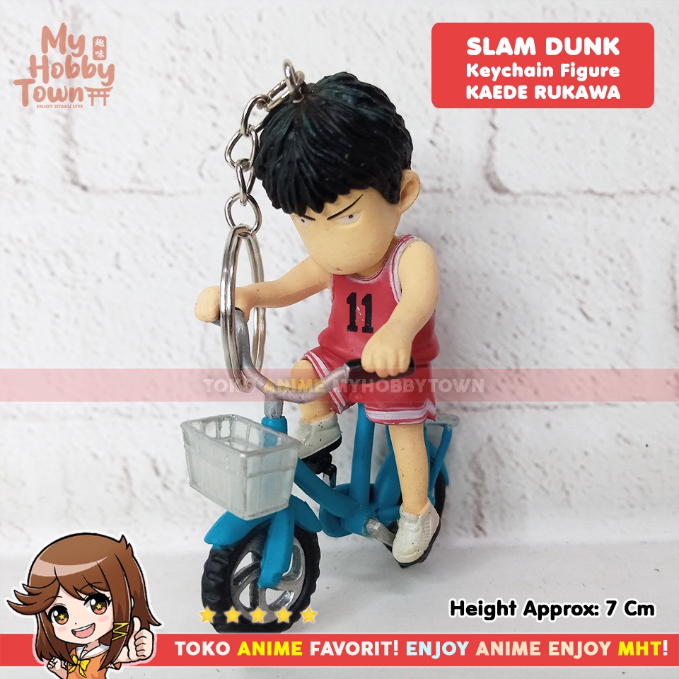 Gantungan Kunci Figure Anime Slam Dunk Sakuragi Hanamichi Akagi Takenori Rukawa Kaede Akira Sendoh Nobunaga Kiyota Haruko Akagi Hisashi Mitsui