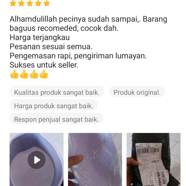 ㊊ Peci Putih Malaysia kopiah haji logo polos dan terompah bordir ⇩