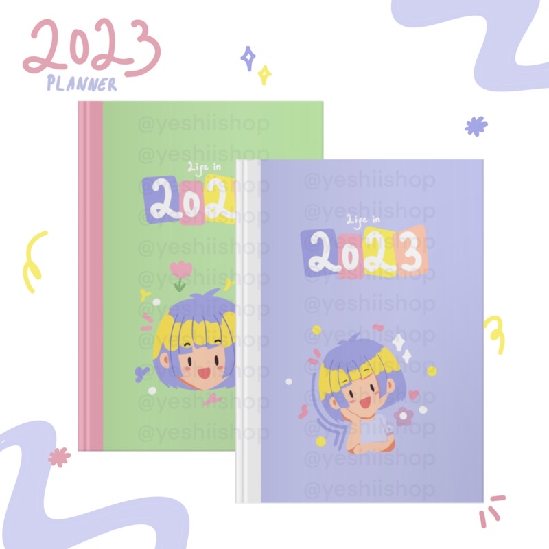 

The 2023 Planner by Yeshiishop / Planner 2023 / Agenda 2023 / Weekly Planner / Monthly Planner