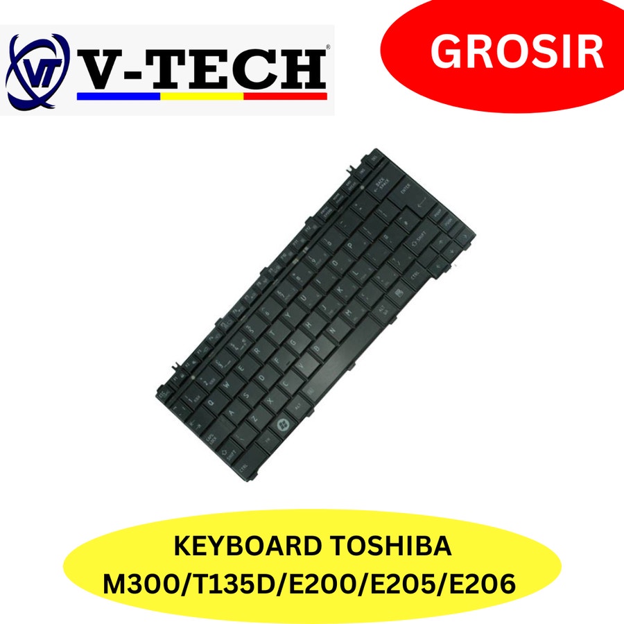 KEYBOARD TOSHIBA M300/T135D/E200/E205/E206