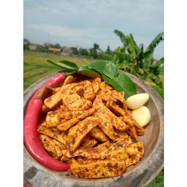 

Basreng pedas asin gurih daun jeruk 100gr