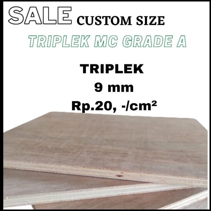 Triplek 9Mm Potongan Custom Triplek Mc Grade A
