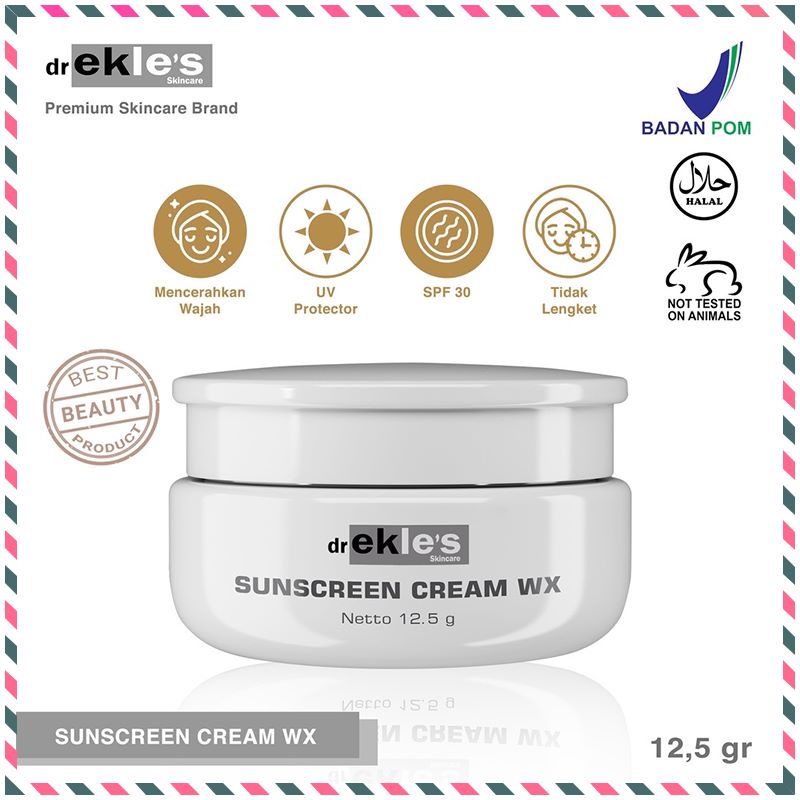 SUNSCREEN CREAM WX | dr EKLES SKINCARE | EKLES CLINIc