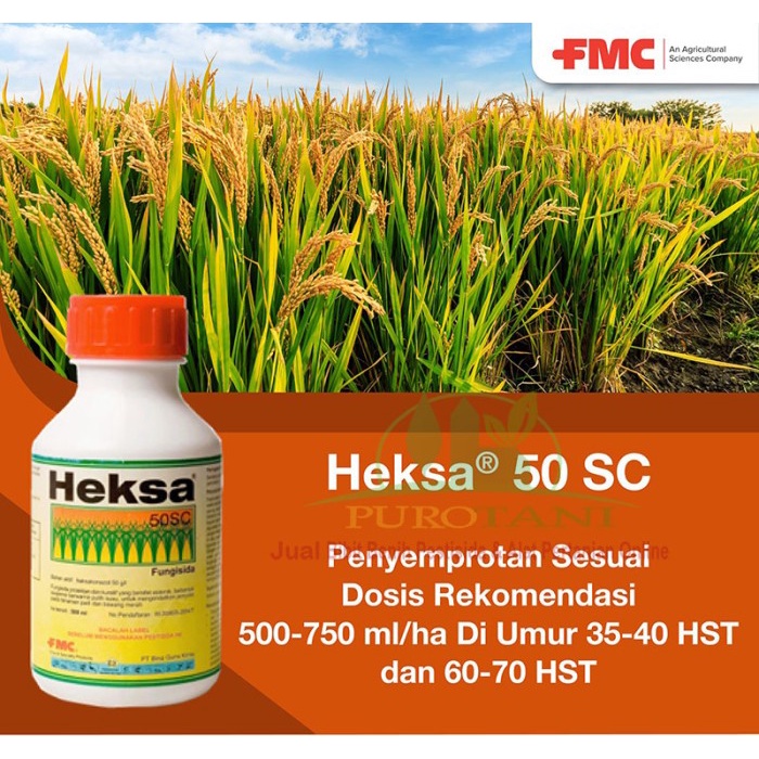 Fungisida Heksa 50SC heksakonazol 100 ml
