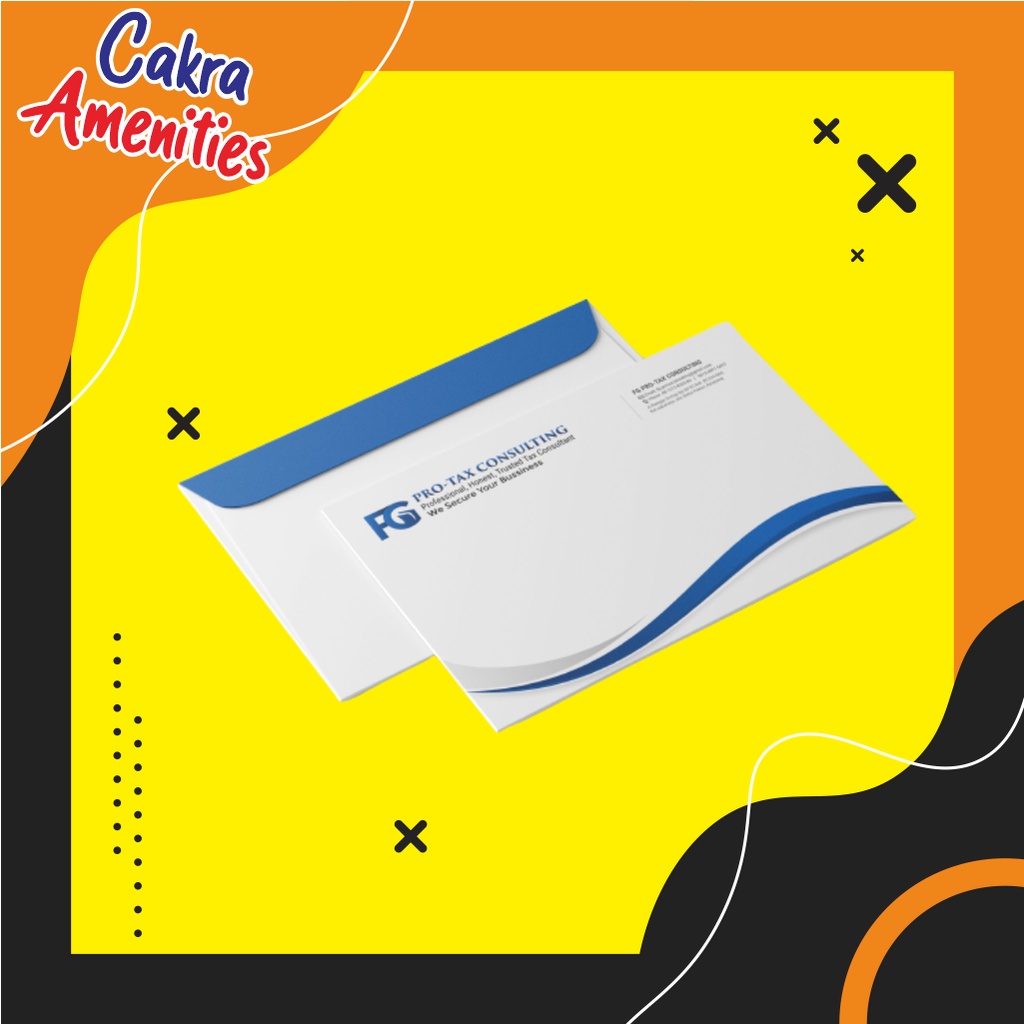 

Amplop Custom Design Hotel Amenities Convention dan Office (100 Pcs)