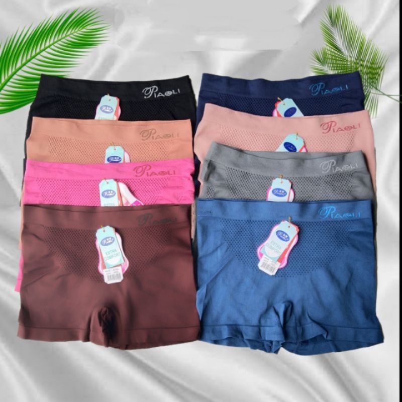 3 Pcs Celana Dalam Piaoli - Celana Pendek Wanita - Celana Short Bahan Rajut