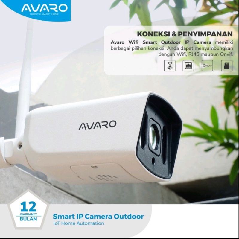 AVARO Smart CCTV IP Camera CCTV Outdoor 4MP PTZ Garansi Resmi