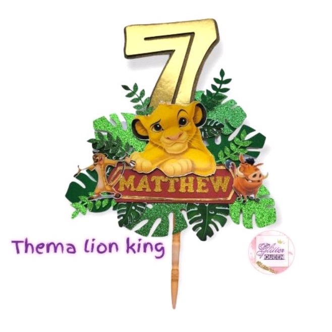 Custom Cake Topper 3D Karakter Hiasan Kue Ulang Tahun happy birthday spiderman frozen jungle animal 