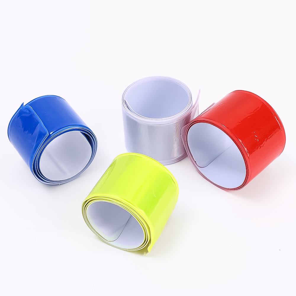 [Harga Grosir] Malam Berkendara Peringatan Gelang Celana Reflektif Tali Kaki Bersepeda Tape Reflektif Strip Lari Luar Ruangan Memancing Keselamatan Film Reflektif Neon Sepeda Bind