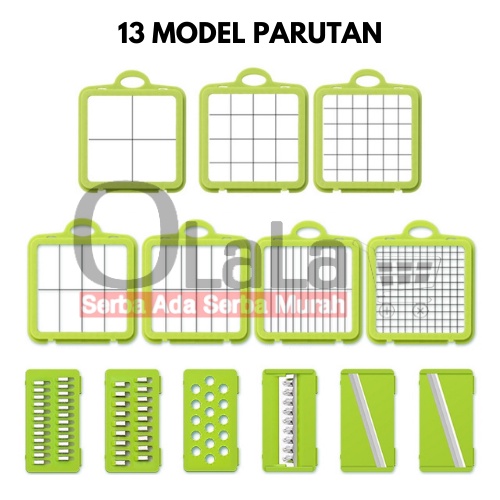 ALAT PENGIRIS SAYURAN BUAH SERBAGUNA 22 PCS TM-8833A