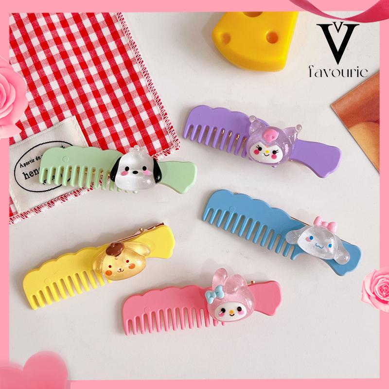 CODMembeli produk gadis imut poni klip patah rambut finishing kepala perhiasan sisir kecil jepit rambut-FA