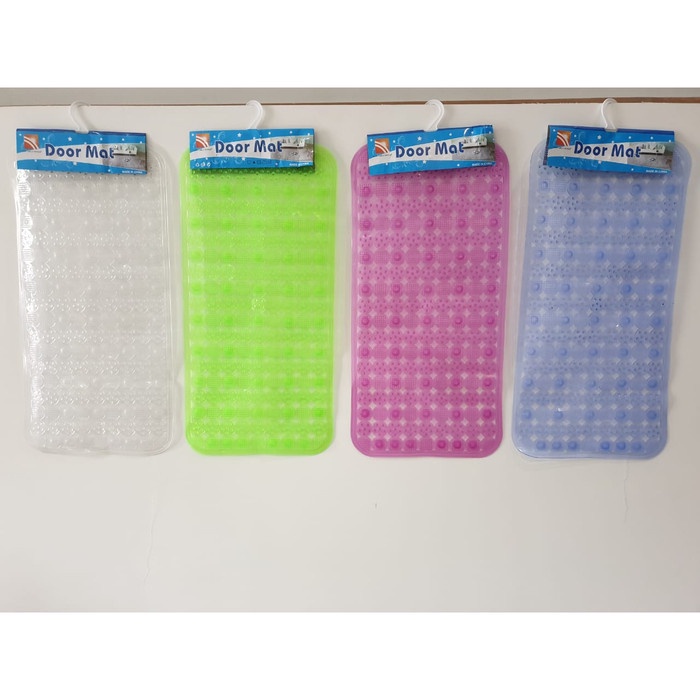 (Serba Serbi}Keset Dapur Anti Slip Bathtub Massage Lantai Pvc Bath Mat Clear / Alas Lantai Kamar Mandi Anti Licin