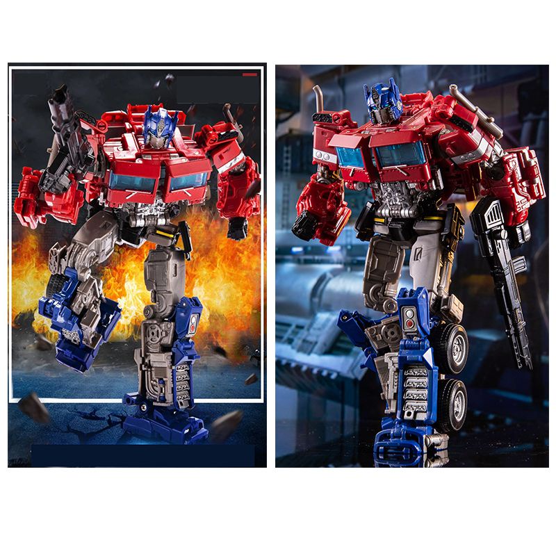 Transformers Optimus Mobil Prime Figure Action War Cybertron Mainan Anak Hadiah Siege