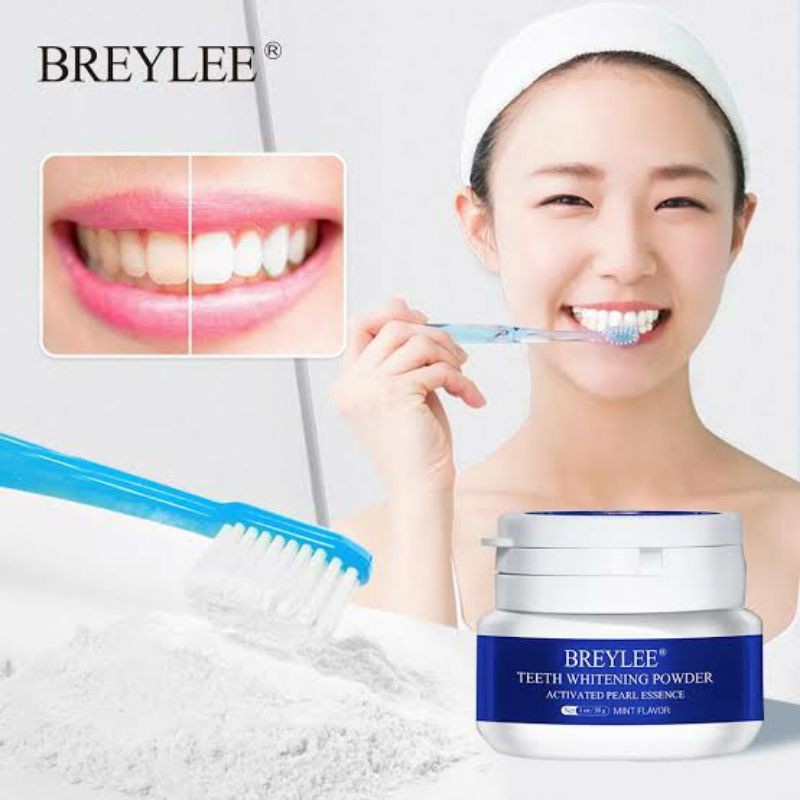 BREYLEE Teeth Whitening Powder 100% ORIGINAL / 30grm