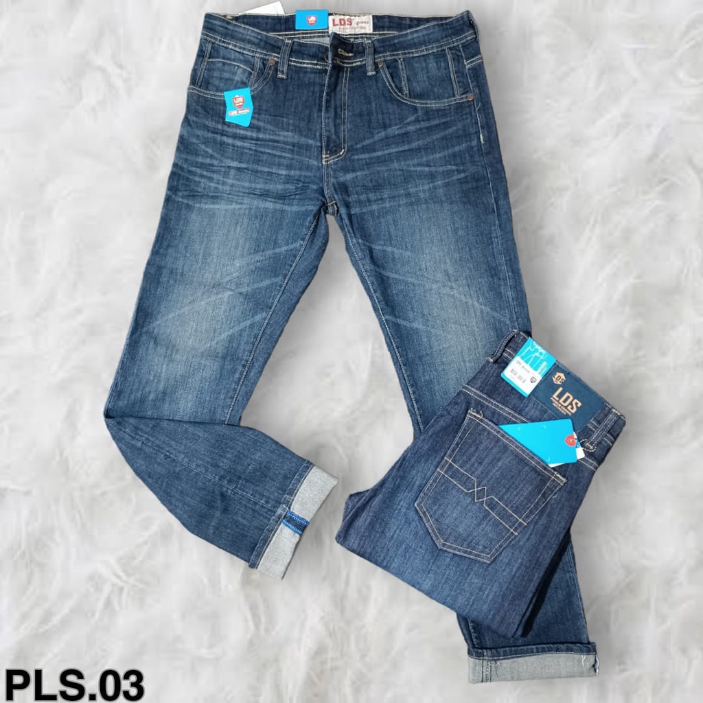 celana jeans pria LDS slimfit distro model terbaru