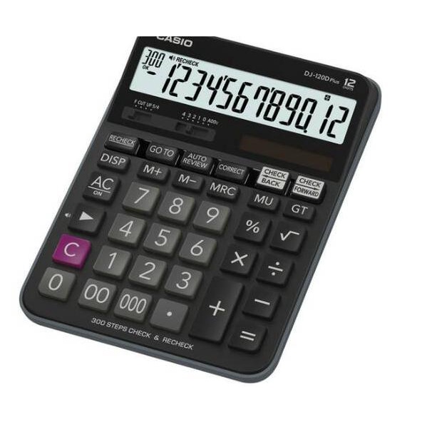 

~~► Casio DJ-120D PLUS- Kalkulator Meja # Desktop Calculator