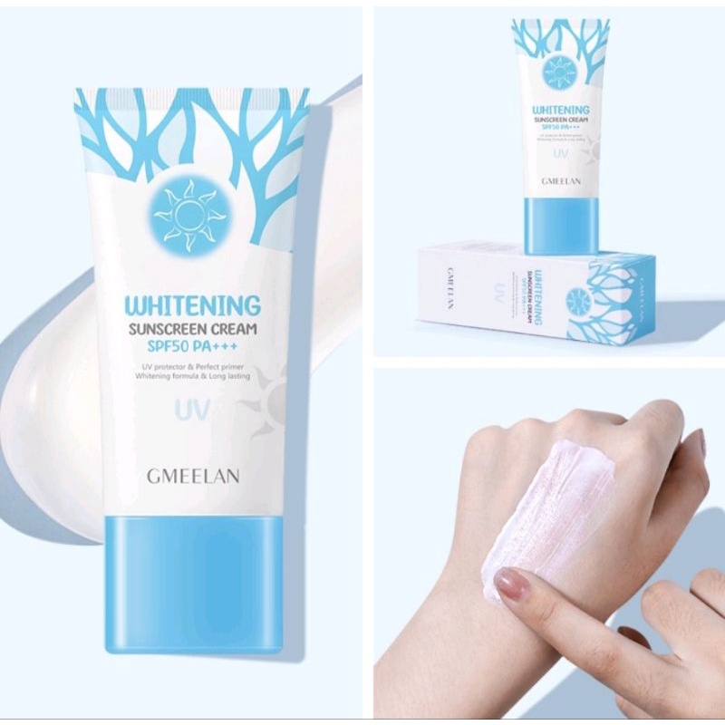 【Ready Stock】GMEELAN Sunscreen (SPF 50 PA+++) 50ml UV Shield Sun Protect