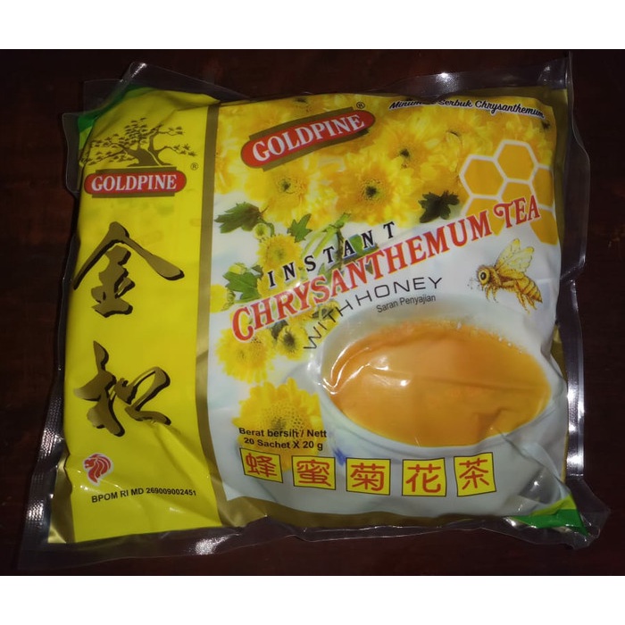 

Teh Kembang Bunga Krisan / Chrysanthemum tea instant Goldpine 20sachet