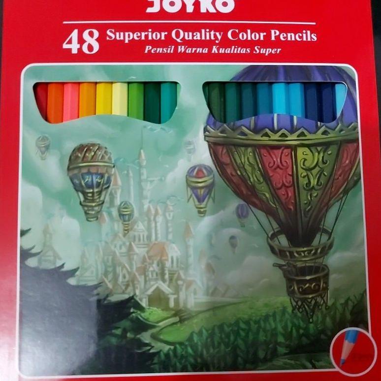 

[KODE PRODUK CALZ93854] Pensil Warna Joyko 48 Warna Color Pencil Joyko