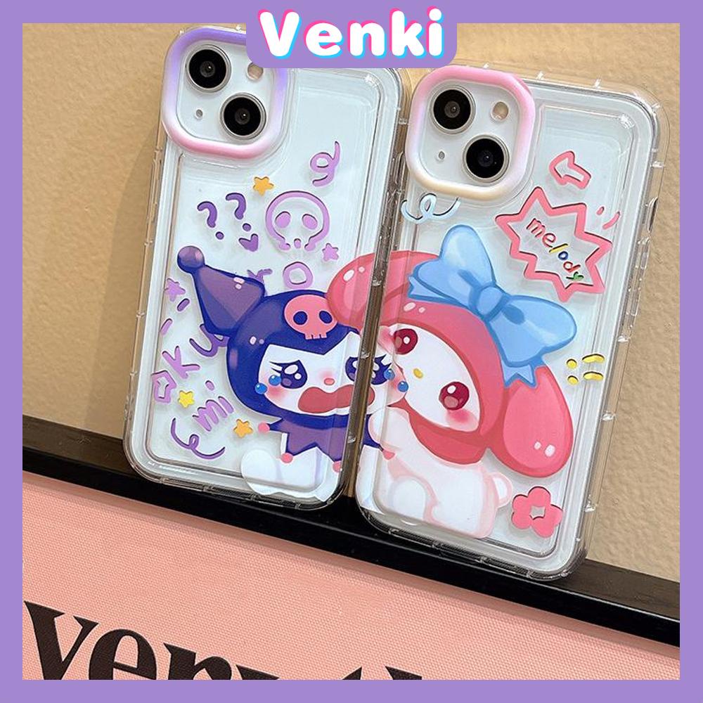 Case For iPhone 14 Pro Max TPU Soft Jelly Airbag Clear Case Cute Cartoon Case Camera Protection Shockproof For iPhone 14 13 12 11 Plus Pro Max 7 Plus X XR