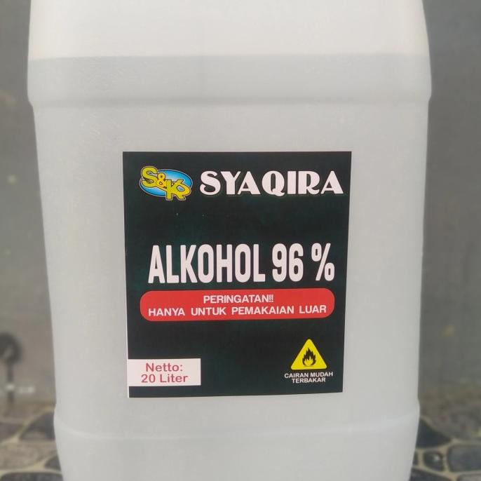 alkohol 96% ukuran 20L