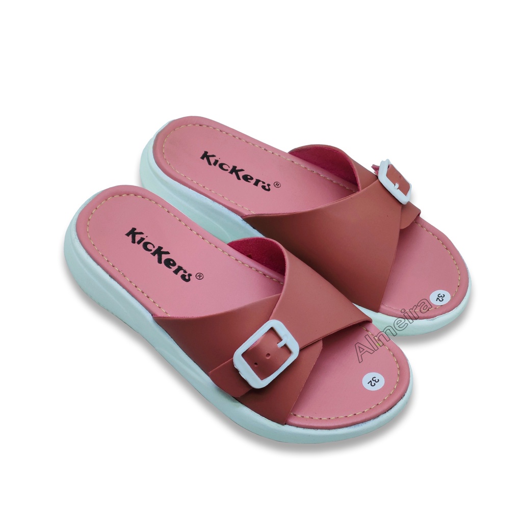 Sendal Anak Perempuan Kickers Selop Model Baru Cantik Fashionable