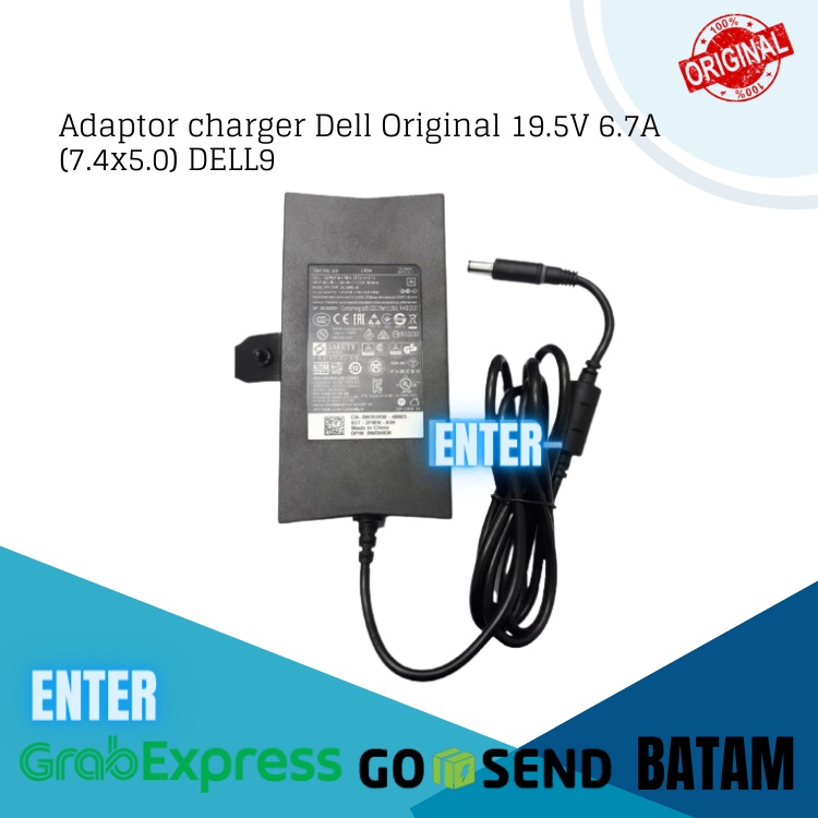 Adaptor charger Dell Original 19.5V 6.7A (7.4x5.0) DELL9