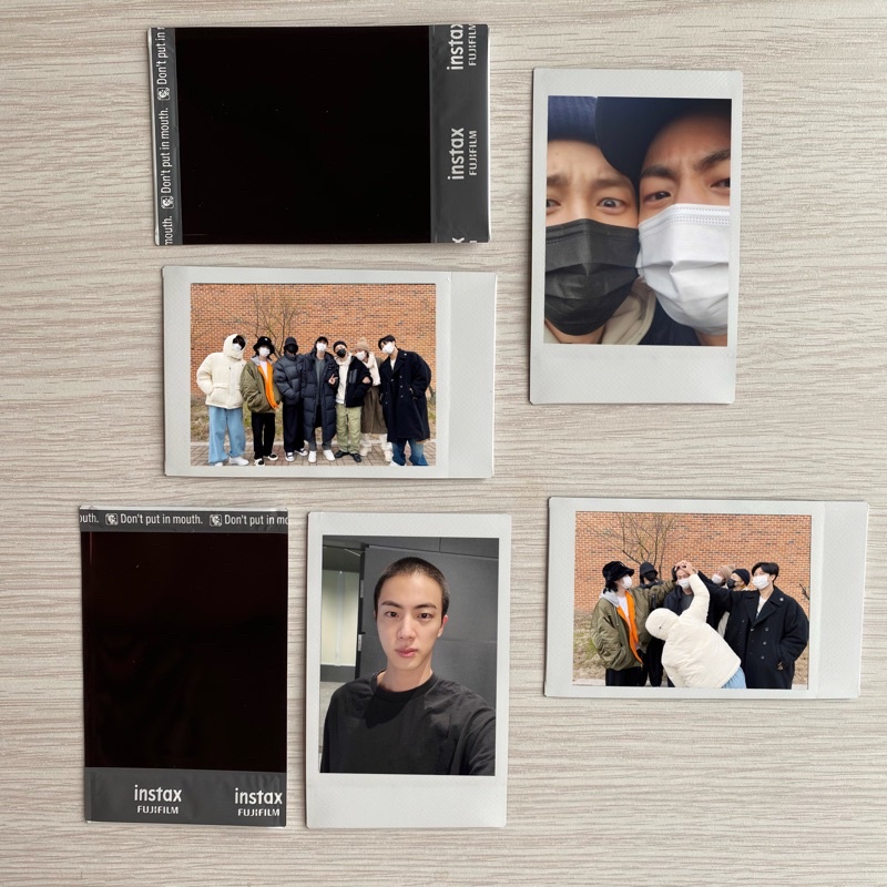 BTS jin seokjin polaroid pc photocard 100% asli instax selca the astronaut wamil lys sys rpc deco ji