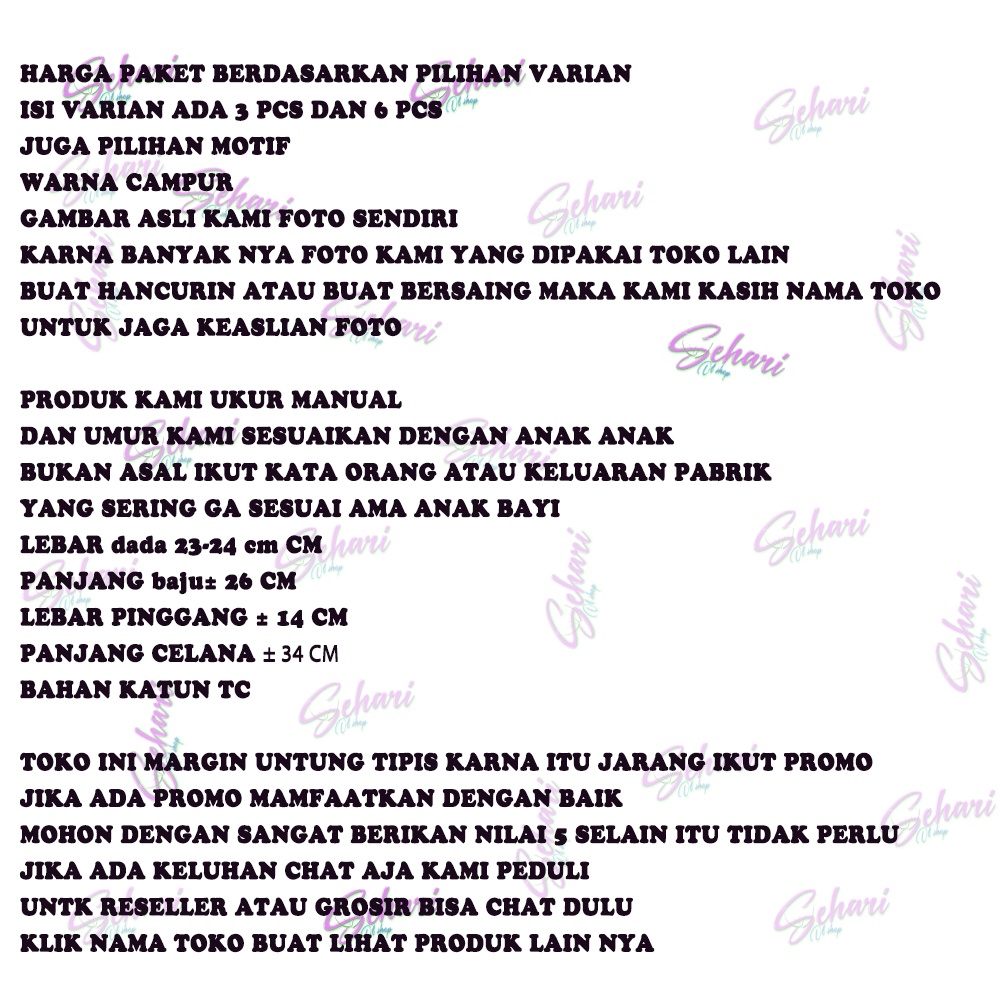 3 STEL- STELAN PANJANG BAYI / PIYAMA BAYI BACA DIKSKRIPSI AGAR TIDAK SALAH