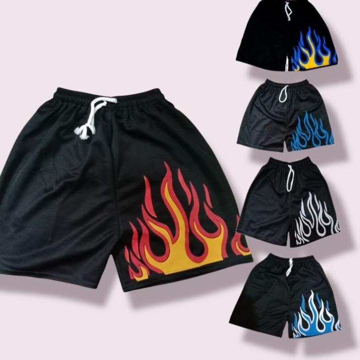 Boxer / Celana kolor pria motif api [BISA COD]