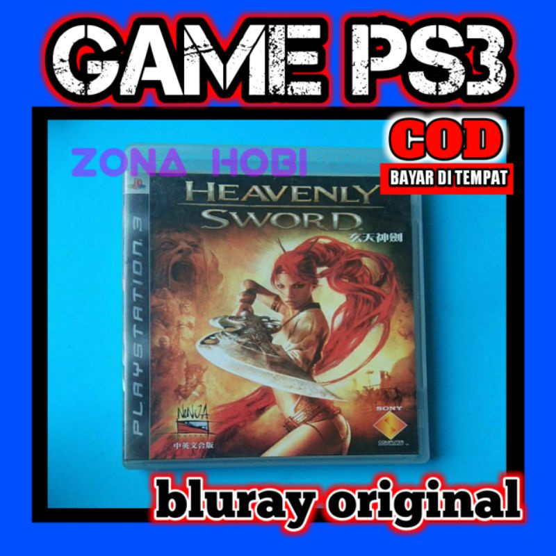 kaset ps3 bd blu ray disc original heavenly sword sekend