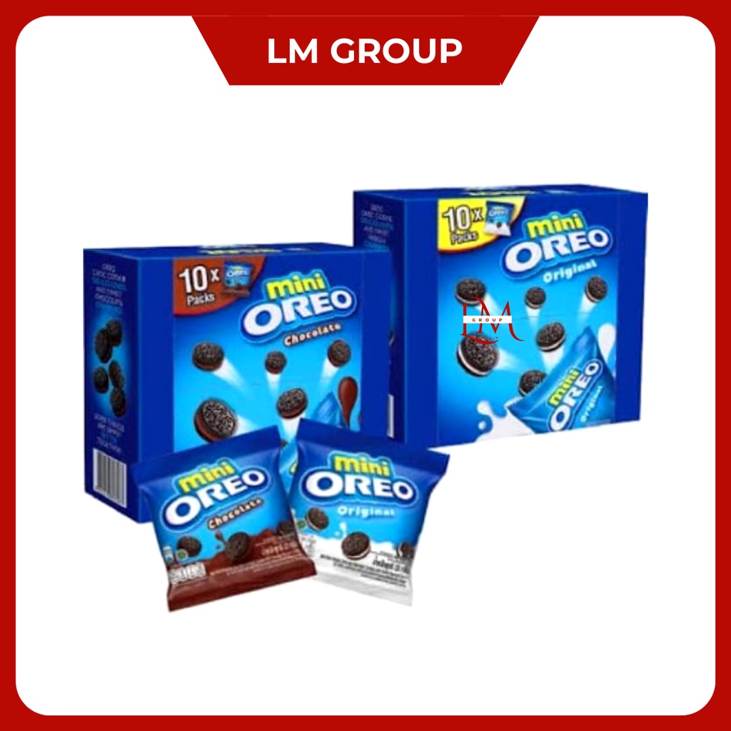 

Oreo Mini Pouch Rasa Coklat/Stroberi/Original Isi 10 Sachet