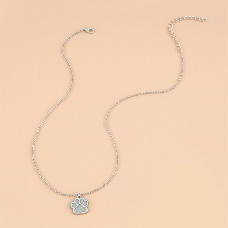 Kalung Luminous Baru Dog Lovers The Cat Dog Paw Kalung Kaki Beruang GLOW In The DARK Night Luminous Untuk YOURS