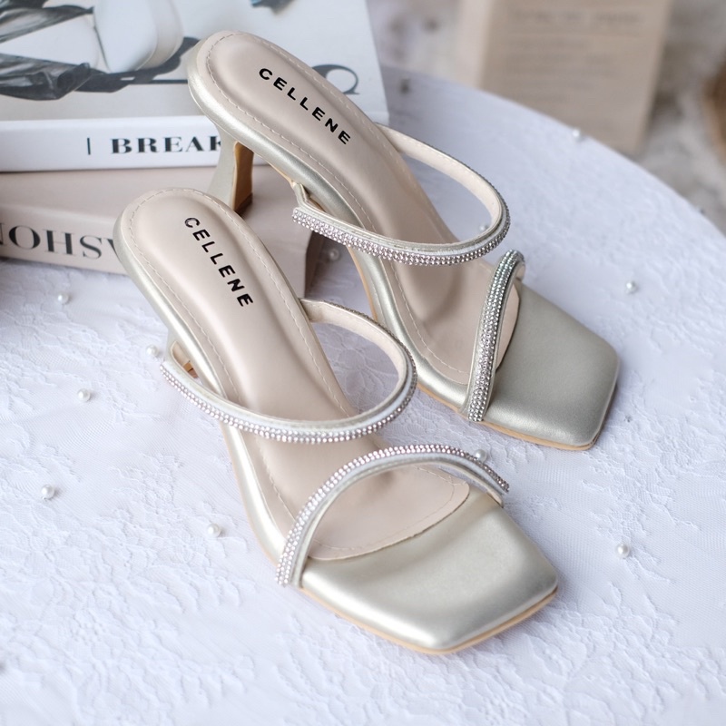 𝗖𝗘𝗟𝗟𝗘𝗡𝗘 Claretta Pump Heels 37-42 / wedding shoes sepatu pengantin wisuda kondangan