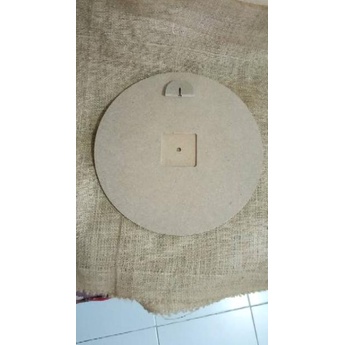 ➫ Bahan jam dinding papan mdf bulat diameter 30cm bahan jam dinding て