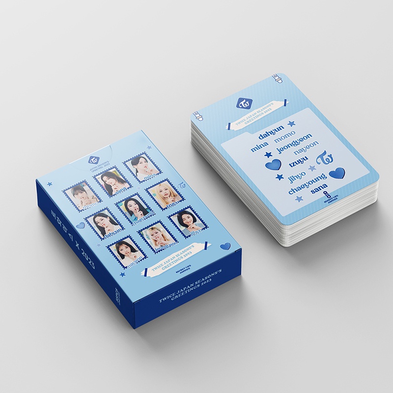 Kpop 55pcs TWICE Photo Card Album Ucapan Musim2023Kartu Ucapan Lomo Card Postcard In Stock New Arrival LY