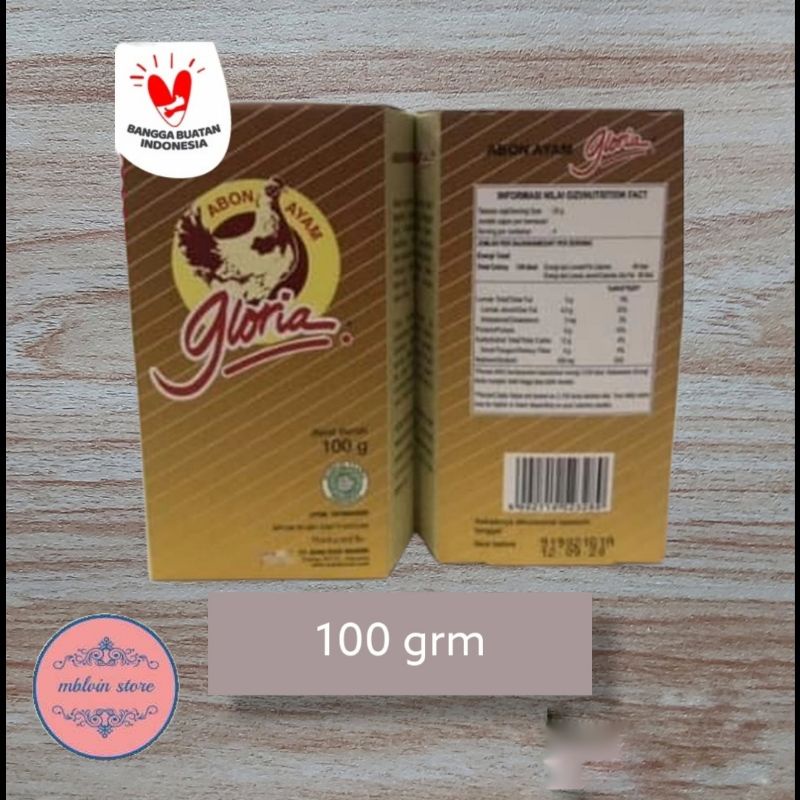 

Gloria Abon Ayam 100Gr