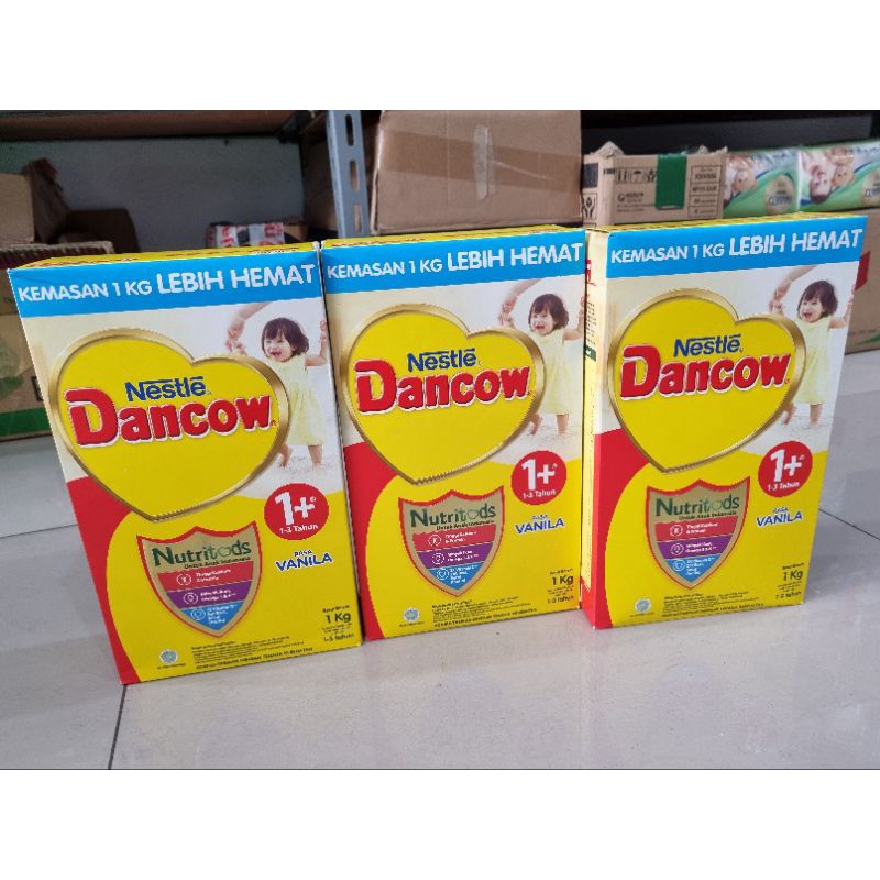 susu obral dancow 1+ rasa vanila 1 kg ED JAN 2023(termasuk afkir)