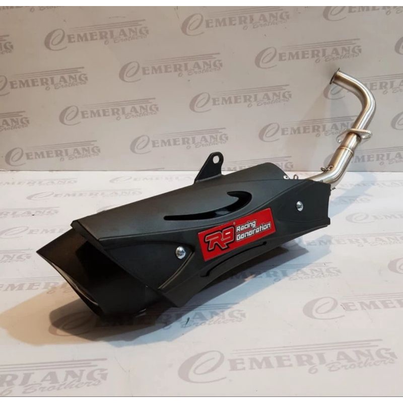 Knalpot R9 misano Jupiter Mx kingPipa Stainless
Original Item R9