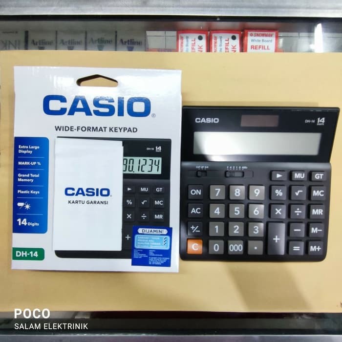 

KALKULATOR CASIO DH-14 14DIGIT ORIGINAL #ORIGINAL
