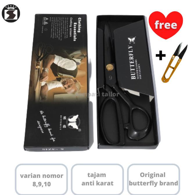 

[BISA COD] gunting kain butterfly