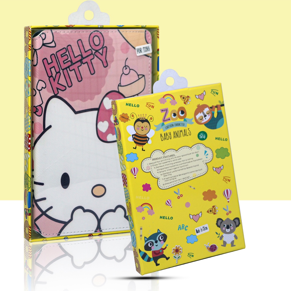 Casing iPad 10.2 | Air 4 10.9 2020 Sarung Jelly Motif Karakter Flip Cover