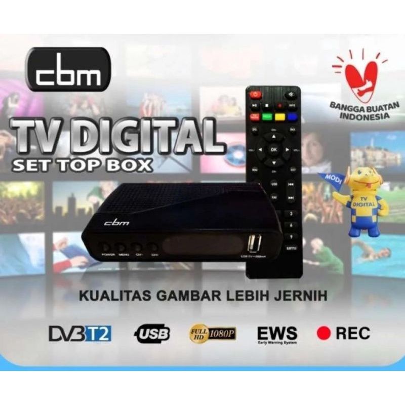 STB SET TOP BOX TV Digital atau TV tabung