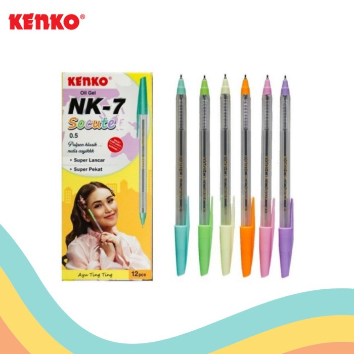 

Kenko Oil Gel Pen NK-7 versi Socute