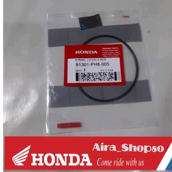 Oring Tutup Noken As suprax 125 Helmint 91301-PH8-005