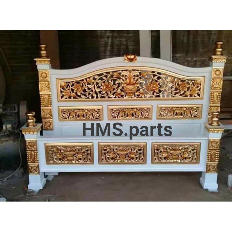 Dipan Rahwana Jati / Dipan Jati Ukir Jepara / Dipan Tempat Tidur Rahwana