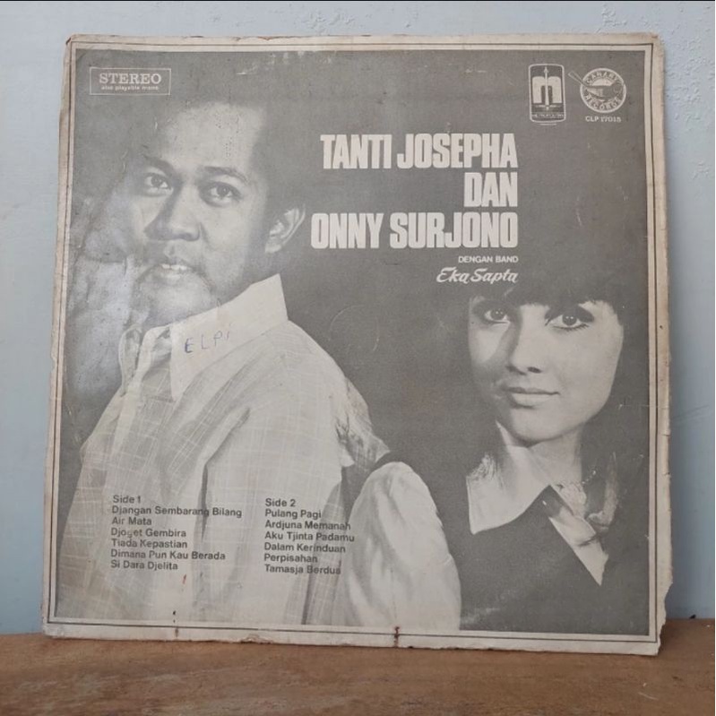 Vinyl Piringan Hitam 12 inch Tanti Josepha Djangan Sembarang Bilang