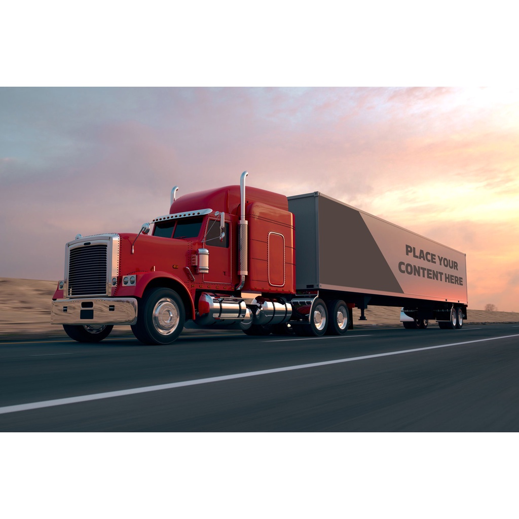 Truck Trailer Mock Up 12 In 1 Bundle