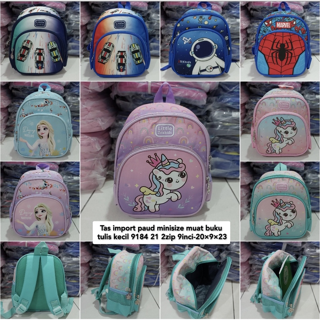 tas import ransel pg paud mini Lucu dan unik anak laki anak perempuan